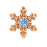 Snowflake - 14K Gold Threadless/Threaded - piercing-zone.com