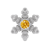 Snowflake - 14K Gold Threadless/Threaded - piercing-zone.com