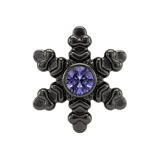 Snowflake - 14K Gold Threadless/Threaded - piercing-zone.com