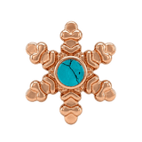 Snowflake - 14K Gold Threadless/Threaded - piercing-zone.com