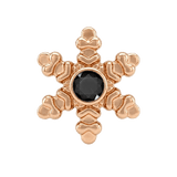 Snowflake - 14K Gold Threadless/Threaded - piercing-zone.com