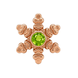 Snowflake - 14K Gold Threadless/Threaded - piercing-zone.com