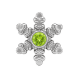Snowflake - 14K Gold Threadless/Threaded - piercing-zone.com