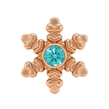 Snowflake - 14K Gold Threadless/Threaded - piercing-zone.com