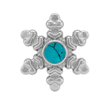 Snowflake - 14K Gold Threadless/Threaded - piercing-zone.com