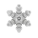 Snowflake - 14K Gold Threadless/Threaded - piercing-zone.com