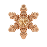 Snowflake - 14K Gold Threadless/Threaded - piercing-zone.com