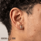 Soho – Kite Cut CZ – 14K Gold Threadless End - piercing - zone.com