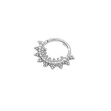 Sol Continuous Ring - 14K Gold Seamless Ring - piercing - zone.com