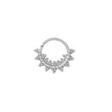 Sol Continuous Ring - 14K Gold Seamless Ring - piercing - zone.com