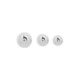 Solid Gold Bead – 14K Gold Minimalist Threadless End - piercing - zone.com