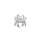 Spider with Gems – 14K Gold Threadless/Threaded End