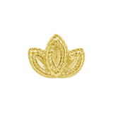 Sprout – 14K Gold Threadless & Threaded End - piercing - zone.com