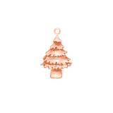 Spruce – 14K & 18K Gold Charm - piercing - zone.com