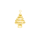 Spruce – 14K & 18K Gold Charm - piercing - zone.com