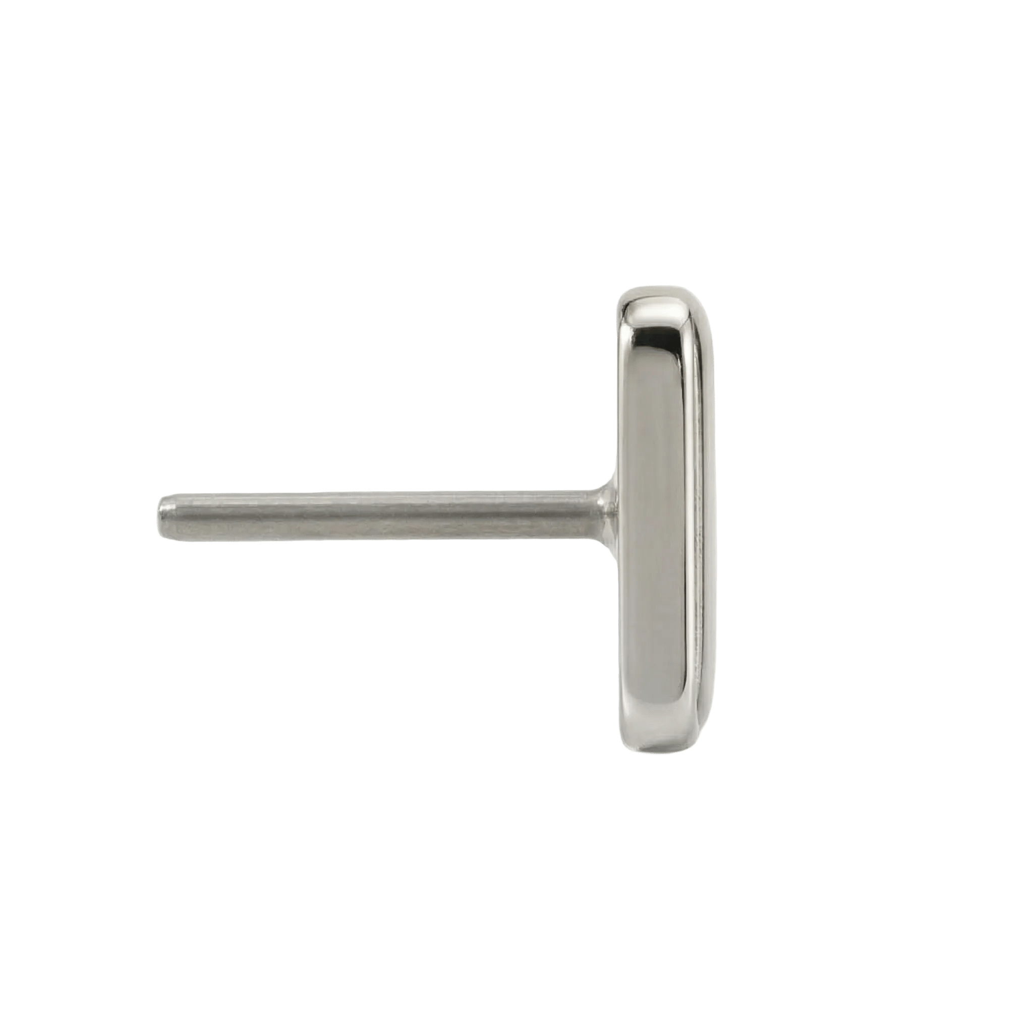 Square – 14K Gold Threadless/Threaded End - piercing - zone.com