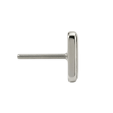 Square – 14K Gold Threadless/Threaded End - piercing - zone.com