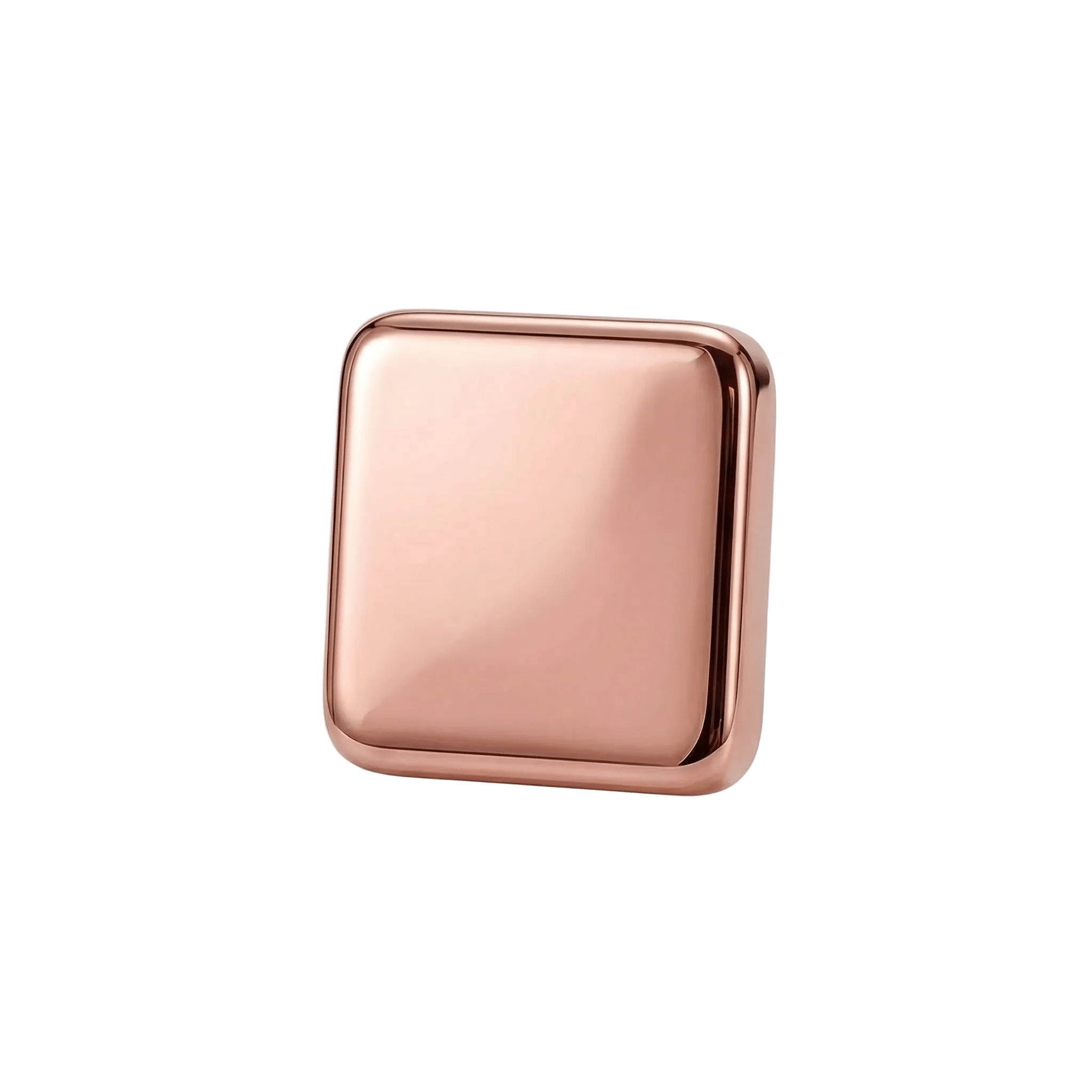 Square – 14K Gold Threadless/Threaded End - piercing - zone.com