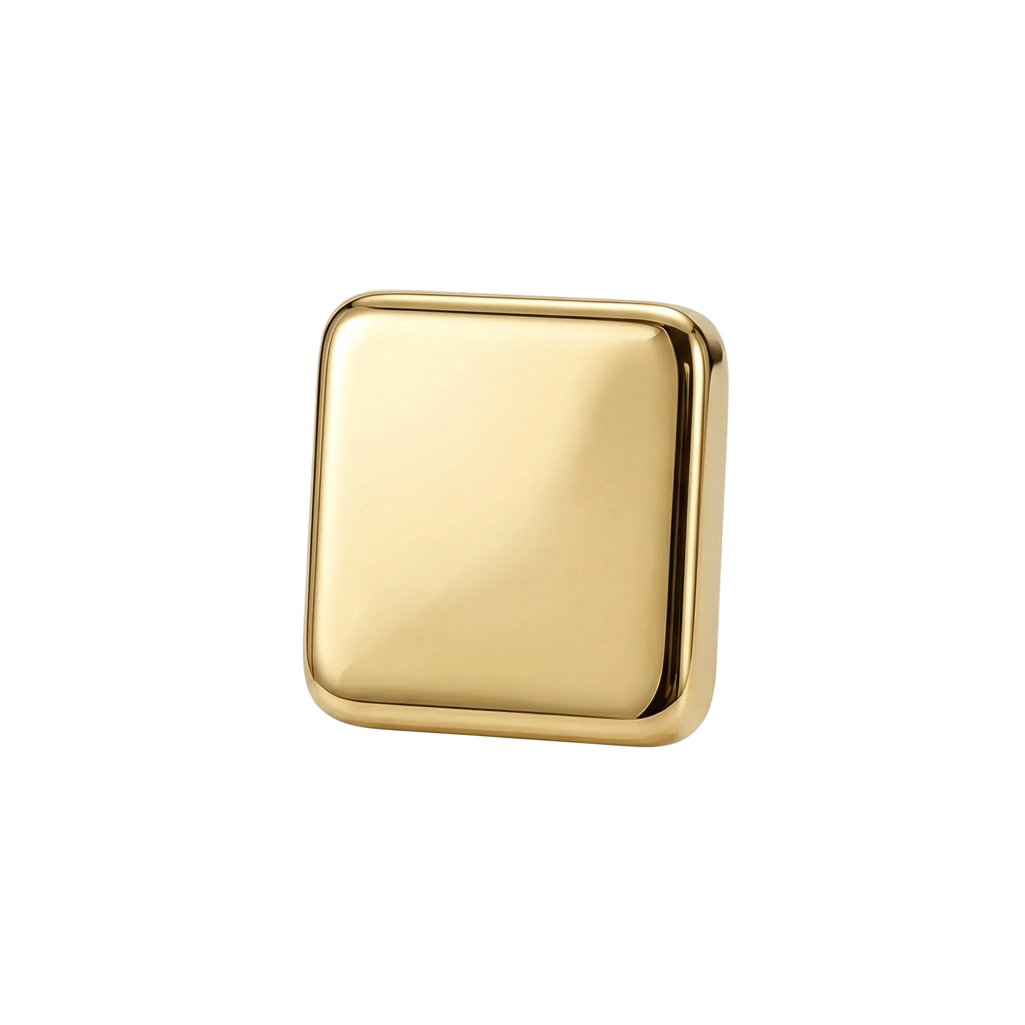 Square – 14K Gold Threadless/Threaded End - piercing - zone.com