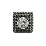 Square Beaded - 14K Gold Threadless/Threaded