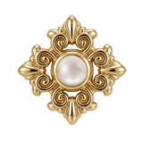 Square Elegance - 14K Gold Threadless/Threaded - piercing-zone.com