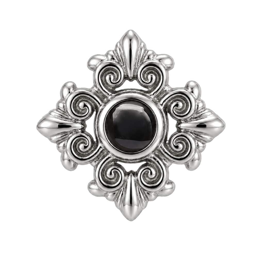 Square Elegance - 14K Gold Threadless/Threaded - piercing-zone.com