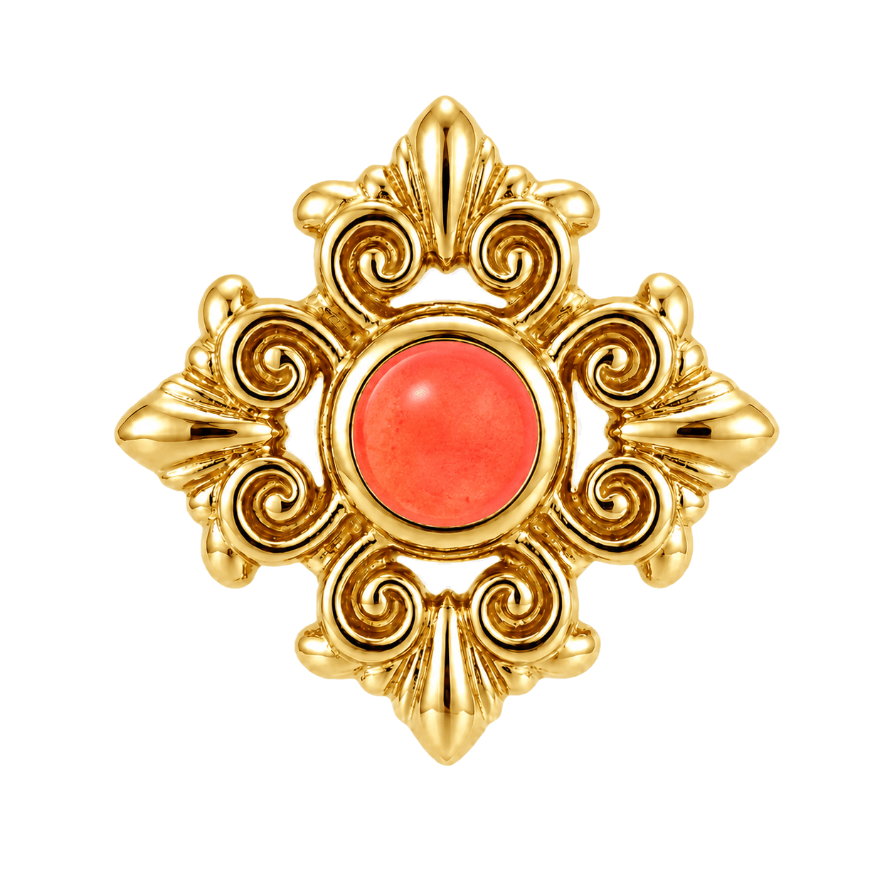 Square Elegance - 14K Gold Threadless/Threaded - piercing-zone.com