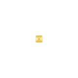 Square Pyramid – 14K Gold Minimalist Threadless End - piercing - zone.com