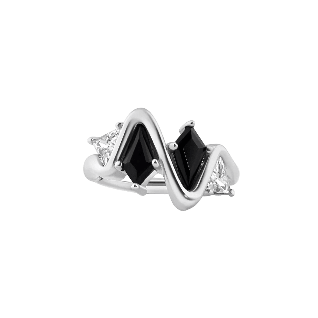 Staccato – 14K/18K Gold Geometric Clicker Ring - piercing - zone.com