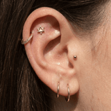 Star By David – 14K/18K Gold Sculpted Threadless End - piercing - zone.com