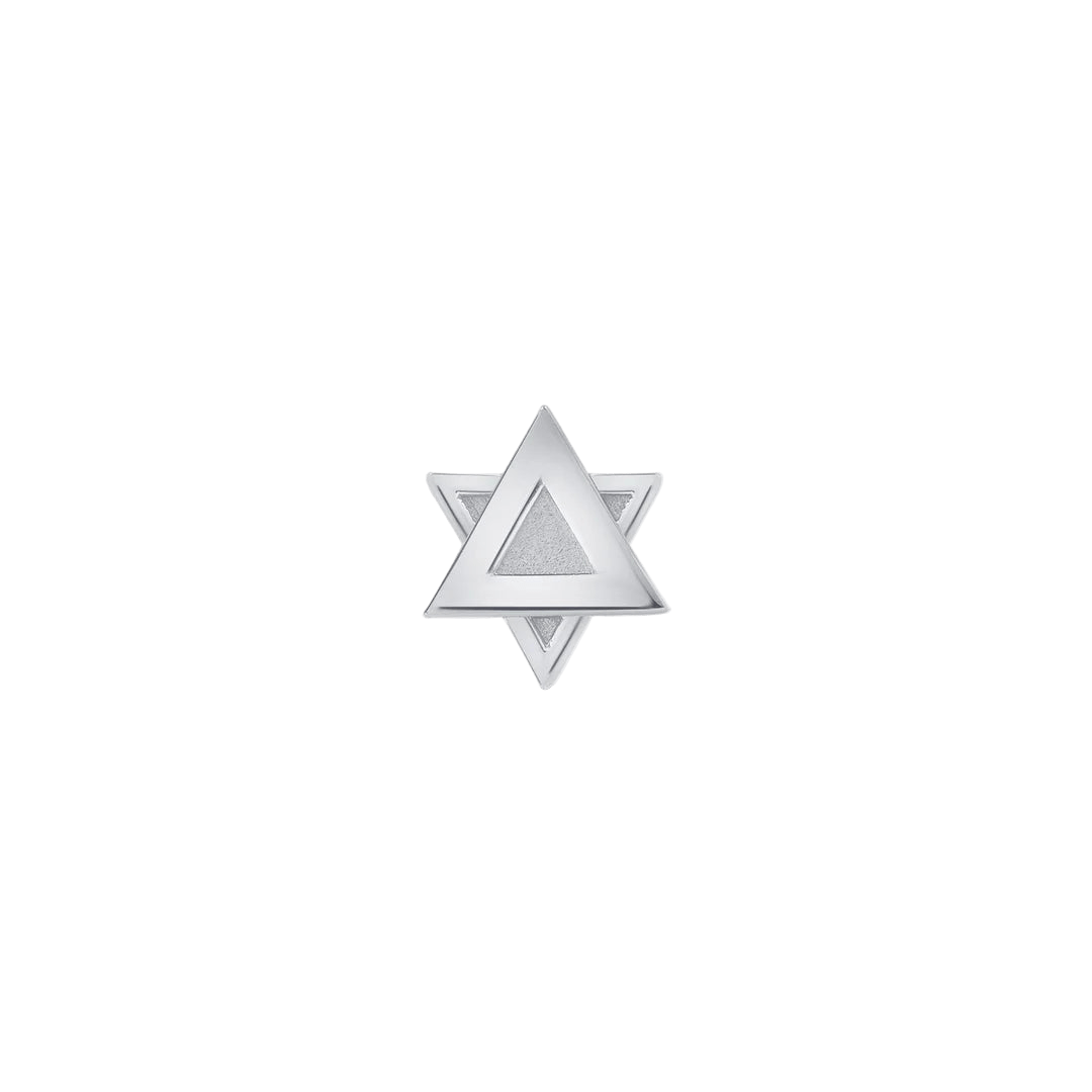 Star of David – 14K Gold Threadless End - piercing - zone.com