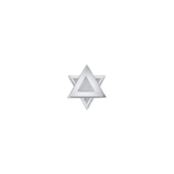 Star of David – 14K Gold Threadless End - piercing - zone.com