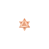 Star of David – 14K Gold Threadless End - piercing - zone.com
