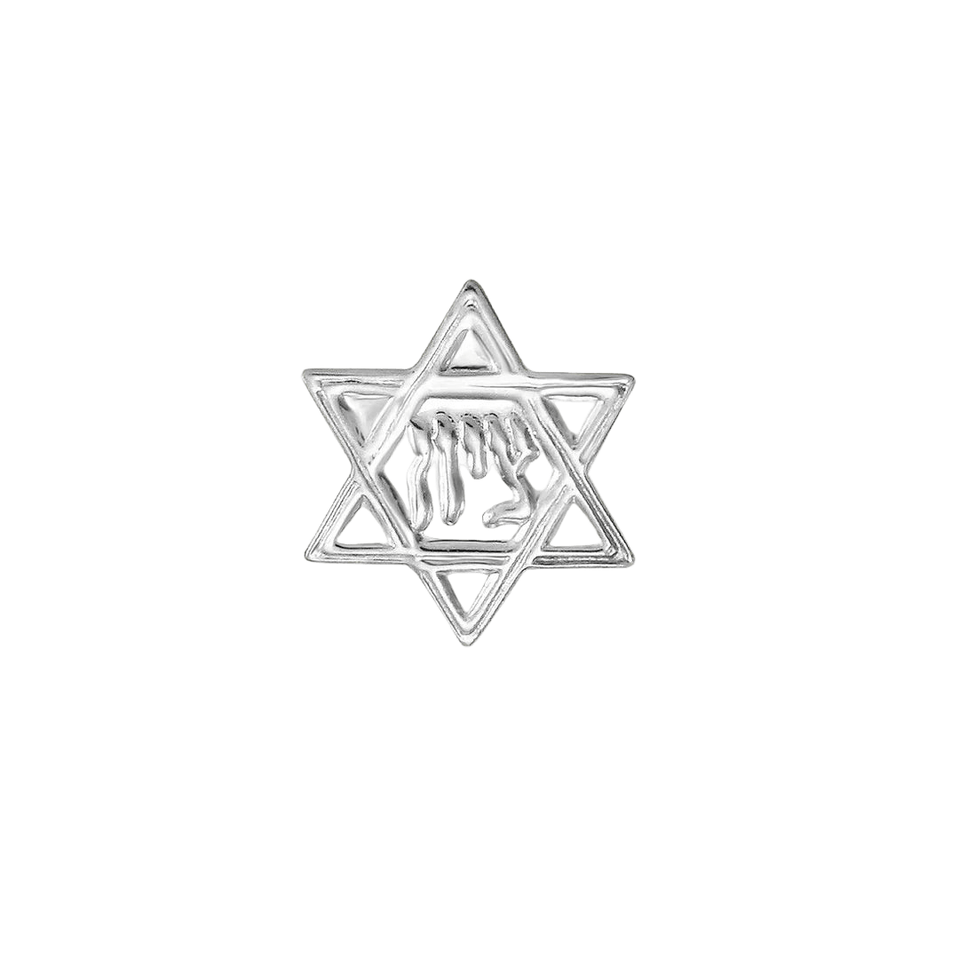 Star of David – 14K Gold Threadless & Threaded End - piercing - zone.com