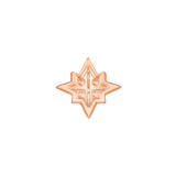 Star Trim – 14K Gold Threadless End - piercing - zone.com