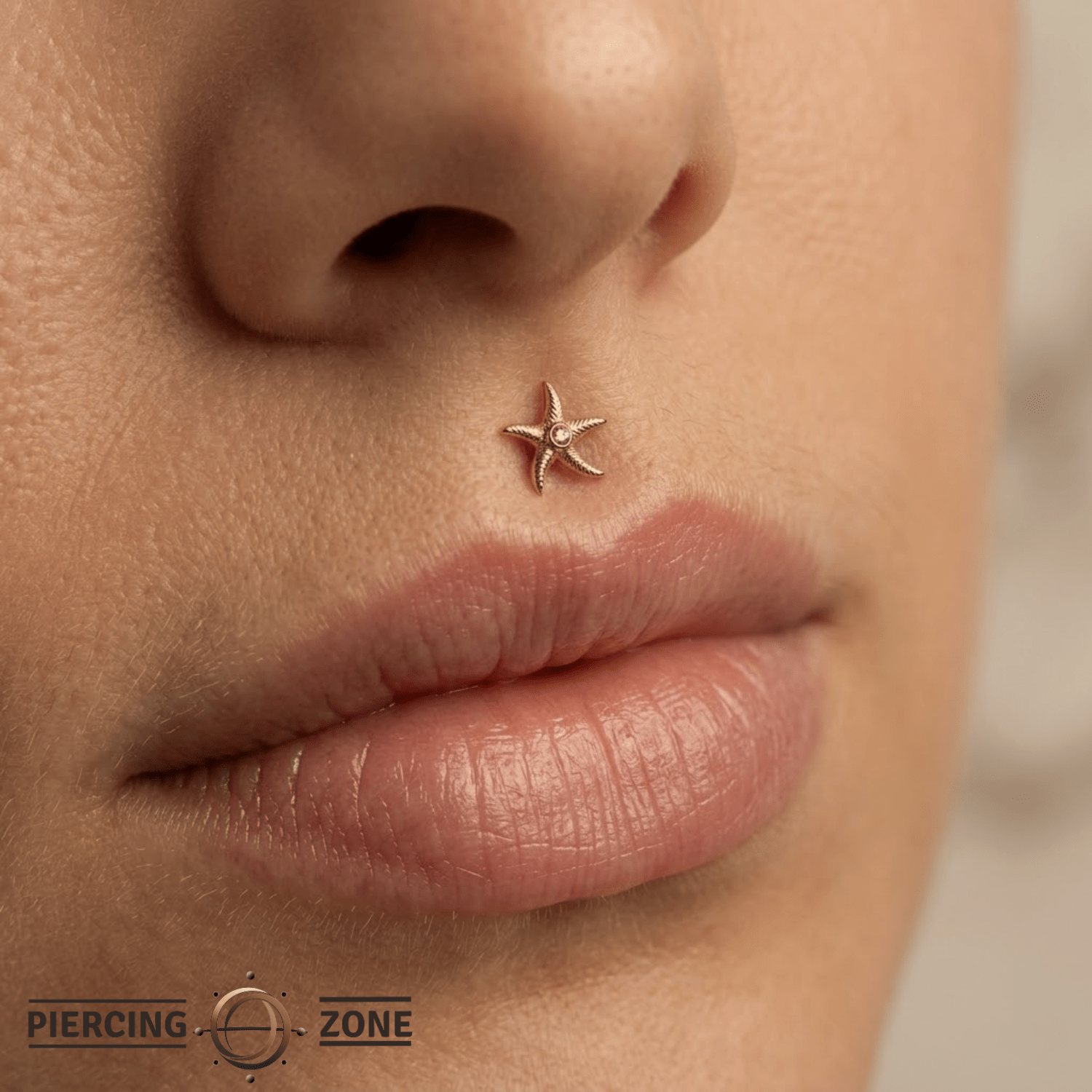 Starfish – 14K Gold Threadless/Threaded End - piercing - zone.com