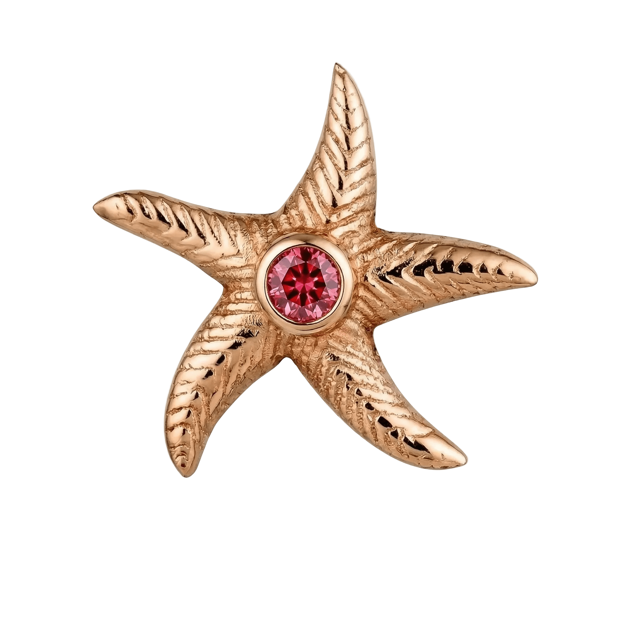 Starfish – 14K Gold Threadless/Threaded End - piercing - zone.com
