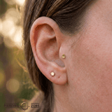 Stay Gold – 14K Gold Pear Threadless End - piercing - zone.com