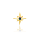 Stella – CZ Starburst – 14K Gold Threadless End - piercing - zone.com