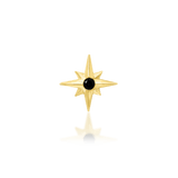 Stella – CZ Starburst – 14K Gold Threadless End - piercing - zone.com