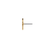 Stellar Dendrite - 18K Gold Threadless/Threaded End - piercing-zone.com