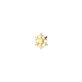 Stellar Dendrite - 18K Gold Threadless/Threaded End - piercing-zone.com
