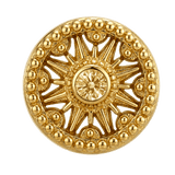 Sun Dial - 14K Gold Threadless/Threaded - piercing-zone.com