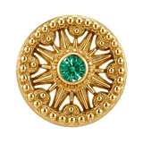 Sun Dial - 14K Gold Threadless/Threaded - piercing-zone.com
