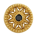 Sun Dial - 14K Gold Threadless/Threaded - piercing-zone.com