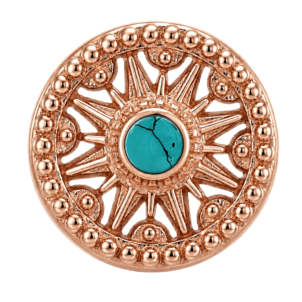 Sun Dial - 14K Gold Threadless/Threaded - piercing-zone.com
