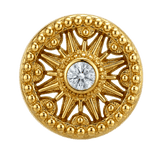 Sun Dial - 14K Gold Threadless/Threaded - piercing-zone.com