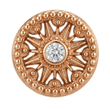 Sun Dial - 14K Gold Threadless/Threaded - piercing-zone.com