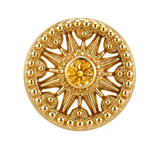 Sun Dial - 14K Gold Threadless/Threaded - piercing-zone.com