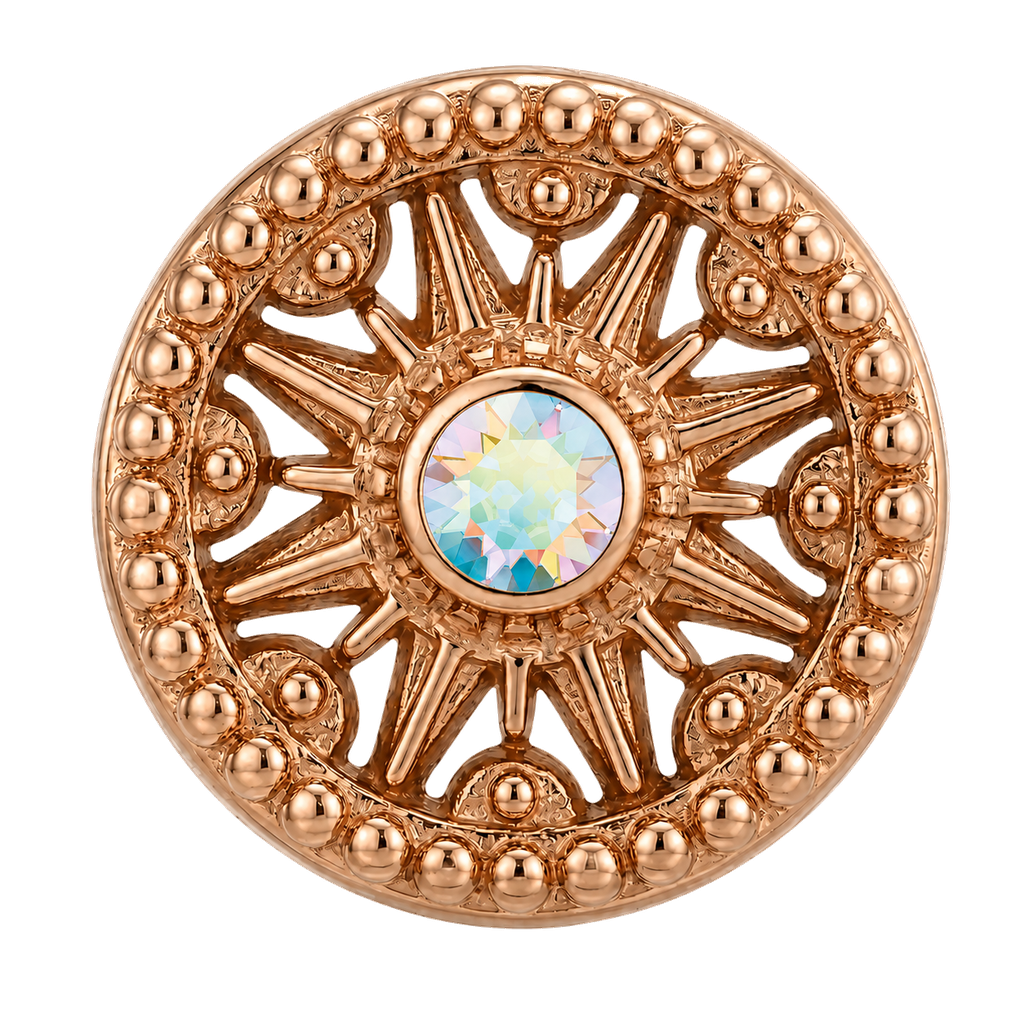 Sun Dial - 14K Gold Threadless/Threaded
